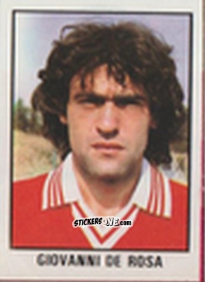 Cromo Giovanni De Rosa - Calcio Flash 1981 n. 179 - Edizioni Flash