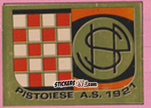 Cromo Scudetto Pistoiese - Calcio Flash 1981 n. SC15 - Edizioni Flash