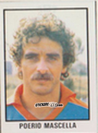 Cromo Poerio Mascella - Calcio Flash 1981 n. 181 - Edizioni Flash