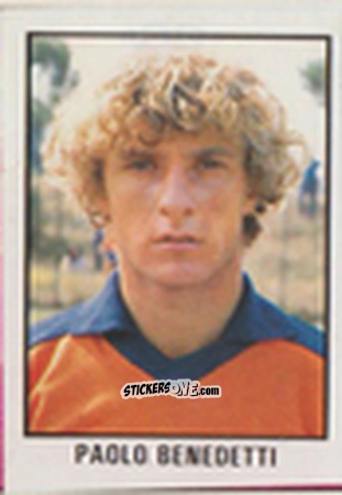Figurina Paolo Benedetti - Calcio Flash 1981 n. 188 - Edizioni Flash
