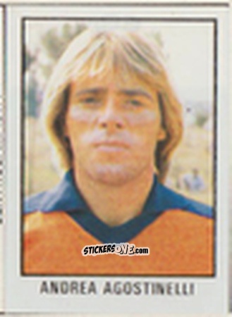 Figurina Andrea Agostinelli - Calcio Flash 1981 n. 189 - Edizioni Flash