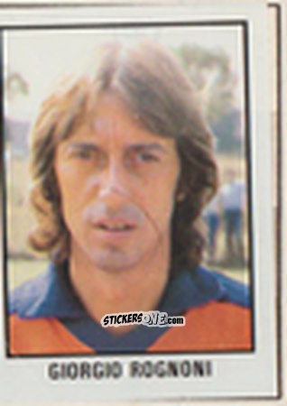 Cromo Giorgio Rognoni - Calcio Flash 1981 n. 191 - Edizioni Flash