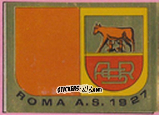 Cromo Scudetto Roma - Calcio Flash 1981 n. SC16 - Edizioni Flash
