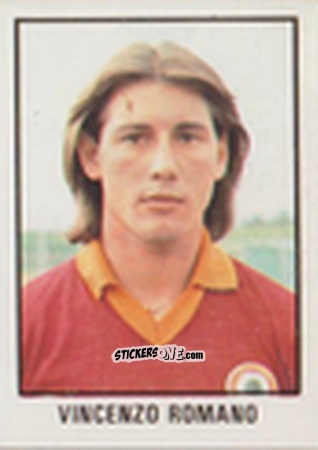 Cromo Vincenzo Romano - Calcio Flash 1981 n. 198 - Edizioni Flash