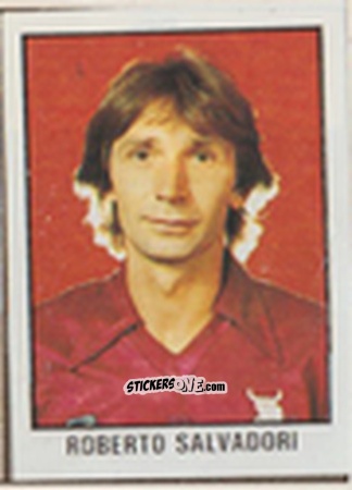Cromo Roberto Salvadori - Calcio Flash 1981 n. 214 - Edizioni Flash