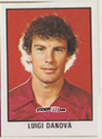 Cromo Luigi Danova - Calcio Flash 1981 n. 215 - Edizioni Flash