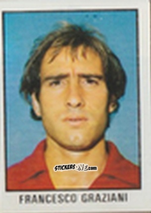 Sticker Francesco Graziani - Calcio Flash 1981 n. 224 - Edizioni Flash