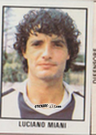 Figurina Luciano Miani - Calcio Flash 1981 n. 228 - Edizioni Flash