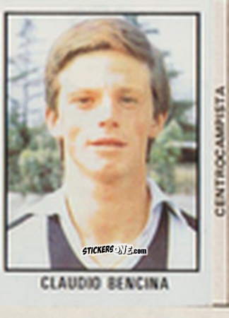 Sticker Claudio Bencina - Calcio Flash 1981 n. 235 - Edizioni Flash