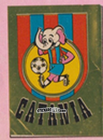 Figurina Scudetto Catania - Calcio Flash 1981 n. SC21 - Edizioni Flash