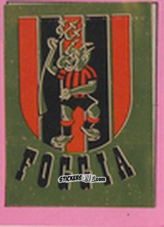 Figurina Scudetto Foggia - Calcio Flash 1981 n. SC23 - Edizioni Flash