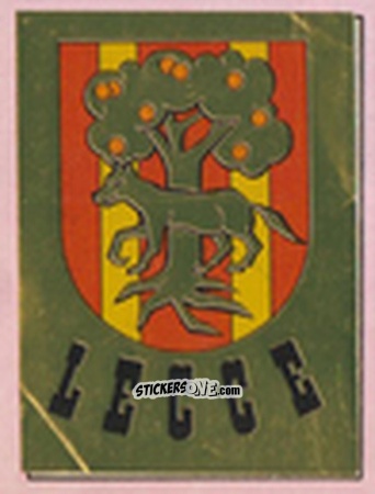 Cromo Scudetto Lecce - Calcio Flash 1981 n. SC27 - Edizioni Flash