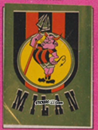 Figurina Scudetto Milan - Calcio Flash 1981 n. SC28 - Edizioni Flash