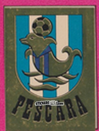 Cromo Scudetto Pescara - Calcio Flash 1981 n. SC31 - Edizioni Flash