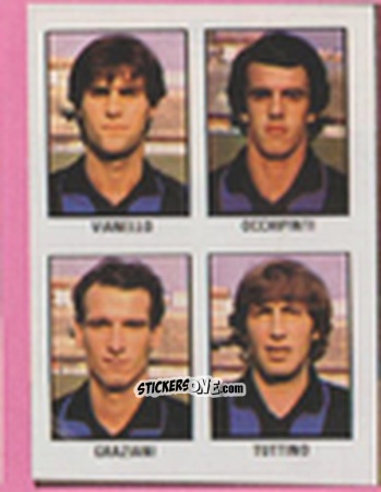 Cromo Arturo Vianello / Leonardo Occhipinti / Vito Graziani / Paolo Tuttino - Calcio Flash 1981 n. 281 - Edizioni Flash