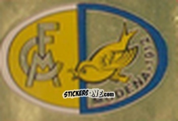 Figurina Scudetto Modena - Calcio Flash 1981 n. SC49 - Edizioni Flash