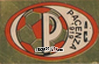 Sticker Scudetto Piacenza - Calcio Flash 1981 n. SC52 - Edizioni Flash