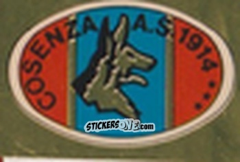 Cromo Scudetto Cosenza - Calcio Flash 1981 n. SC65 - Edizioni Flash