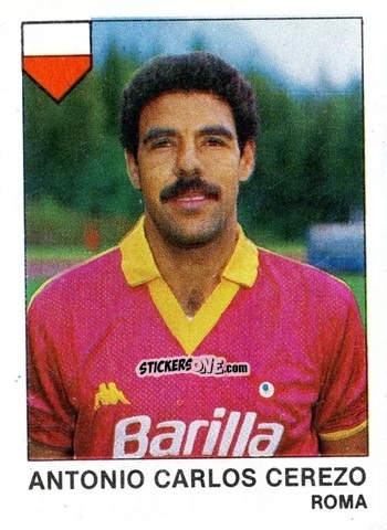 Cromo Antonio Carlos Cerezo - Calcio Flash 1985 n. 224 - Edizioni Flash