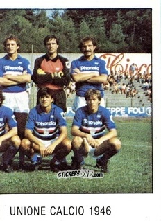 Cromo Squadra Sampdoria (puzzle 2) - Calcio Flash 1985 n. 234 - Edizioni Flash