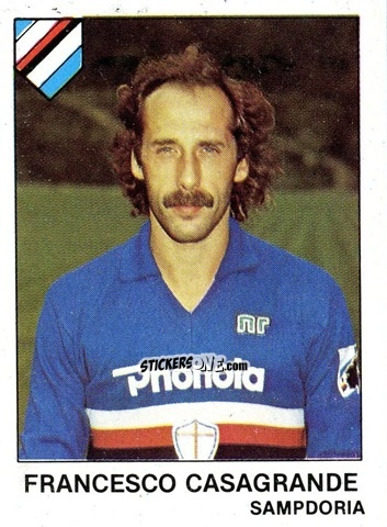 Figurina Francesco Casagrande - Calcio Flash 1985 n. 243 - Edizioni Flash