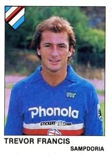 Sticker Trevor Francis - Calcio Flash 1985 n. 248 - Edizioni Flash