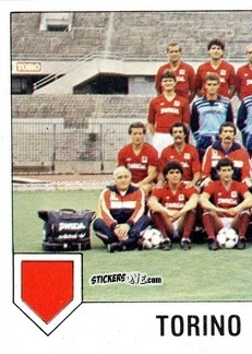 Cromo Squadra Torino (puzzle 1) - Calcio Flash 1985 n. 252 - Edizioni Flash
