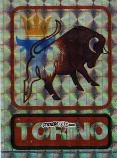 Sticker Scudetto Torino - Calcio Flash 1985 n. SC16 - Edizioni Flash