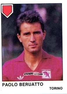 Cromo Paolo Beruatto - Calcio Flash 1985 n. 256 - Edizioni Flash
