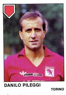 Sticker Danilo Pileggi - Calcio Flash 1985 n. 265 - Edizioni Flash