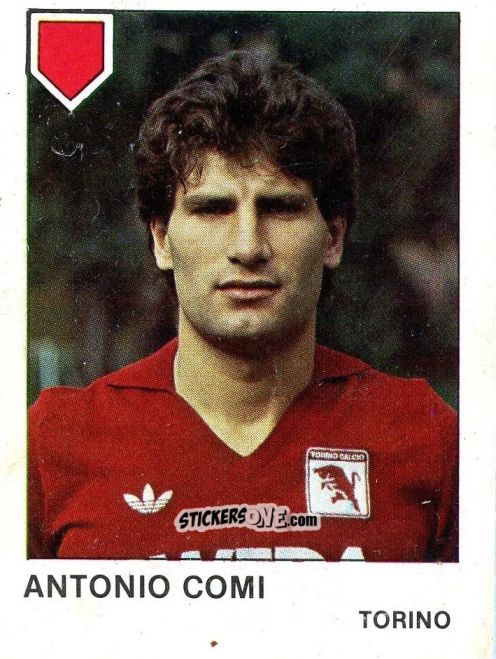 Figurina Antonio Comi - Calcio Flash 1985 n. 268 - Edizioni Flash