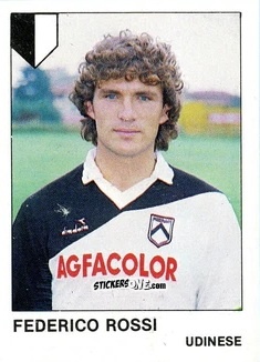 Sticker Federico Rossi - Calcio Flash 1985 n. 279 - Edizioni Flash