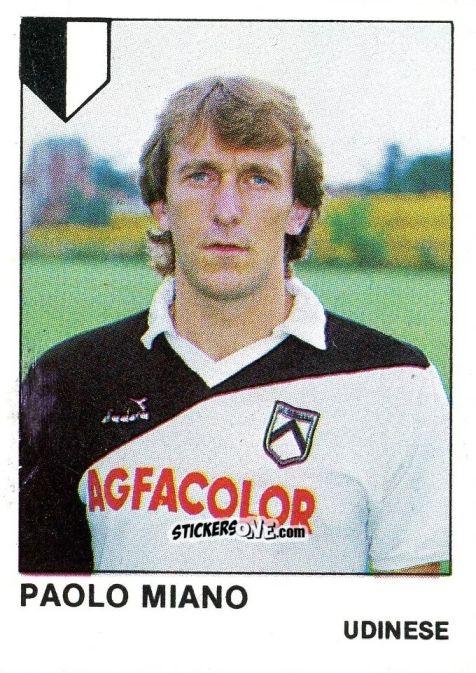 Cromo Paolo Miano - Calcio Flash 1985 n. 282 - Edizioni Flash