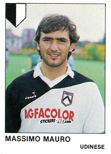 Sticker Massimo Mauro - Calcio Flash 1985 n. 284 - Edizioni Flash