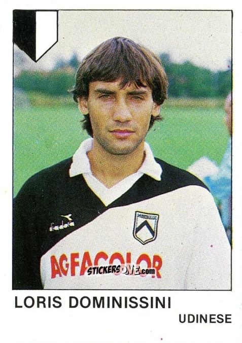 Cromo Loris Dominissini - Calcio Flash 1985 n. 285 - Edizioni Flash