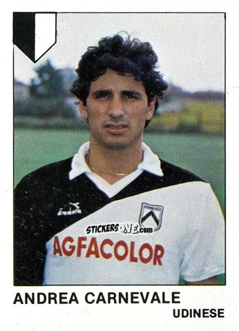 Cromo Andrea Carnevale - Calcio Flash 1985 n. 288 - Edizioni Flash