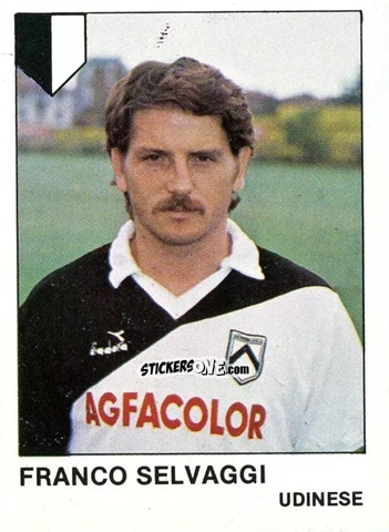 Cromo Franco Selvaggi - Calcio Flash 1985 n. 289 - Edizioni Flash