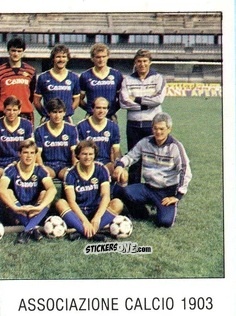Cromo Squadra Verona (puzzle 2) - Calcio Flash 1985 n. 291 - Edizioni Flash
