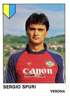 Sticker Sergio Spuri - Calcio Flash 1985 n. 293 - Edizioni Flash