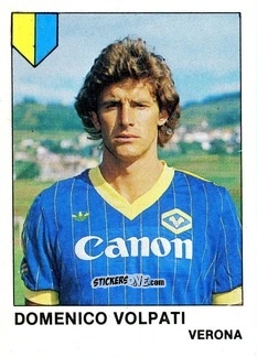 Sticker Domenico Volpati - Calcio Flash 1985 n. 300 - Edizioni Flash