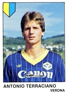 Sticker Antonio Terraciano - Calcio Flash 1985 n. 303 - Edizioni Flash