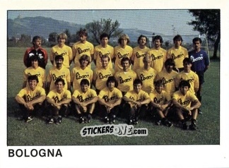 Figurina Squadra Bologna - Calcio Flash 1985 n. 323 - Edizioni Flash