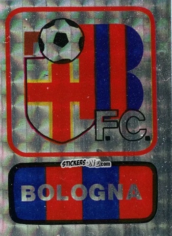 Figurina Scudetto Bologna - Calcio Flash 1985 n. SC21 - Edizioni Flash