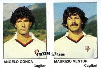 Figurina Maurizio Venturi / Angelo Conca - Calcio Flash 1985 n. 333 - Edizioni Flash