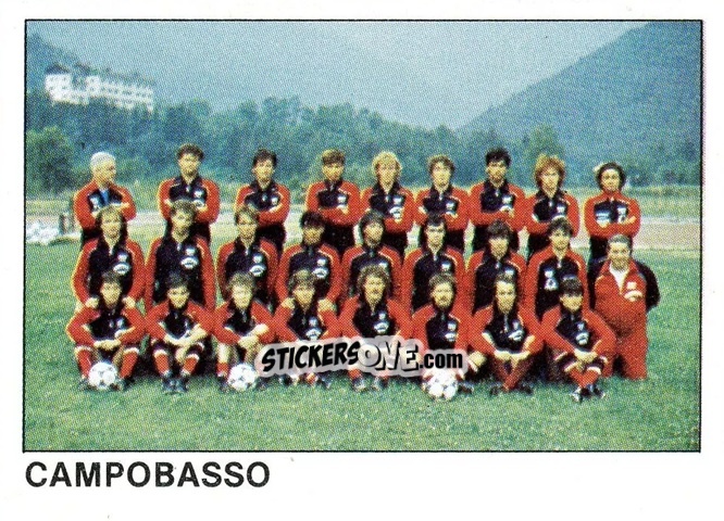 Cromo Squadra Campobasso - Calcio Flash 1985 n. 337 - Edizioni Flash