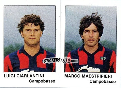 Cromo Luigi Ciarlantini / Marco Maestripieri - Calcio Flash 1985 n. 340 - Edizioni Flash