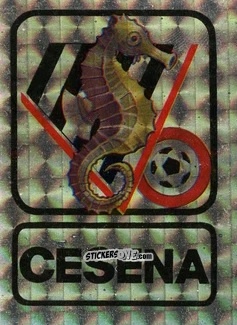 Figurina Scudetto Cesena - Calcio Flash 1985 n. SC25 - Edizioni Flash