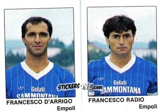 Cromo Francesco D'Arrigo / Francesco Radio - Calcio Flash 1985 n. 361 - Edizioni Flash