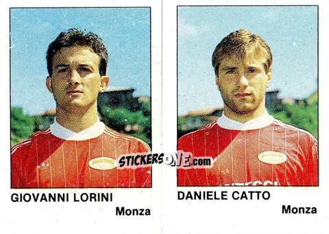 Cromo Daniele Catto / Giovanni Lorini - Calcio Flash 1985 n. 383 - Edizioni Flash