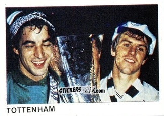 Cromo Tottenham - Calcio Flash 1985 n. 3 - Edizioni Flash